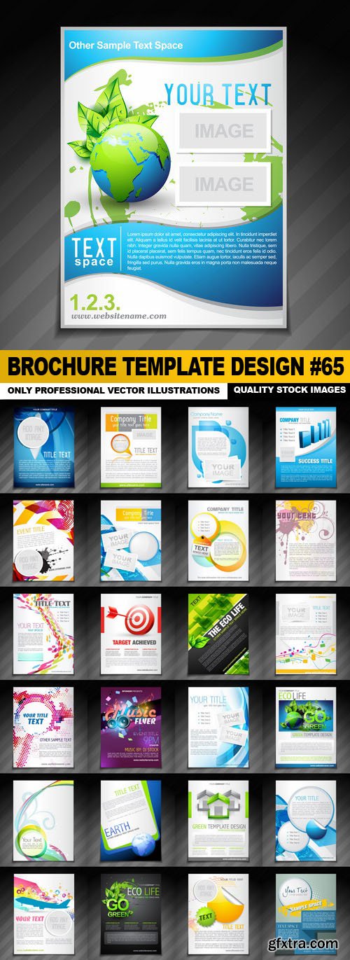 Brochure Template Design #65 - 25 Vector