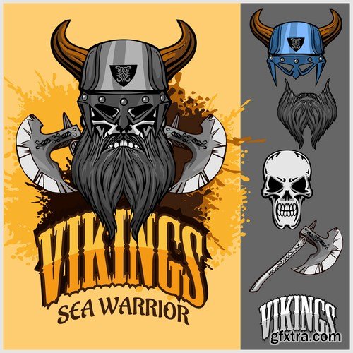 Viking warrior - 12 EPS