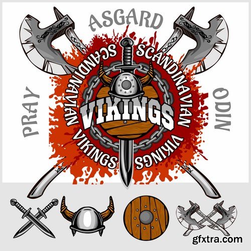 Viking warrior - 12 EPS