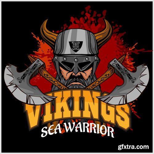 Viking warrior - 12 EPS