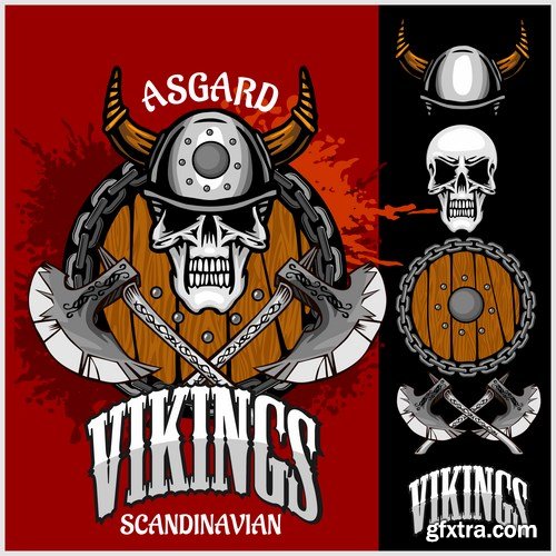 Viking warrior - 12 EPS