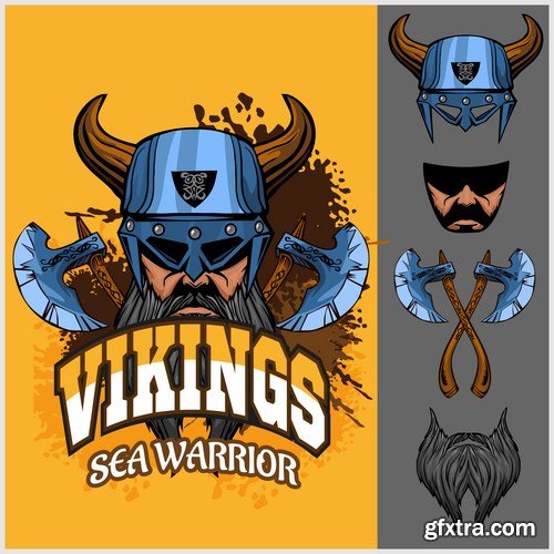 Viking warrior - 12 EPS