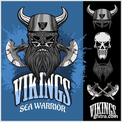 Viking warrior - 12 EPS