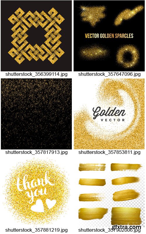 Amazing SS - Gold Glitter 4, 25xEPS