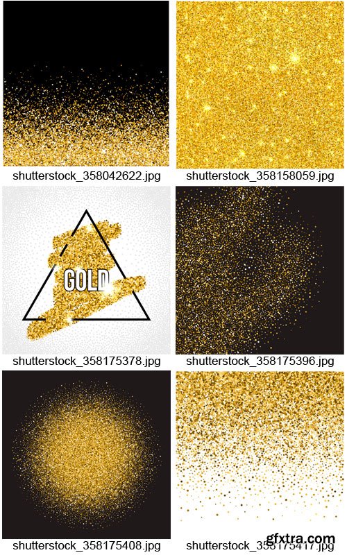 Amazing SS - Gold Glitter 4, 25xEPS