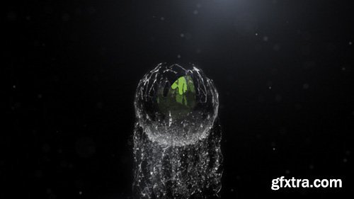 Videohive Spherical Liquid Logo Reveal 10364303