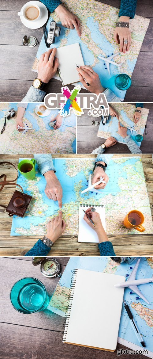 Stock Photo - Travel Planning