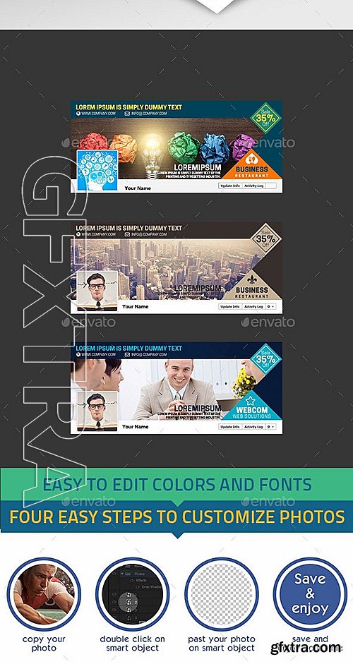 GraphicRiver - Logy Facebook Timelines Covers 10866848