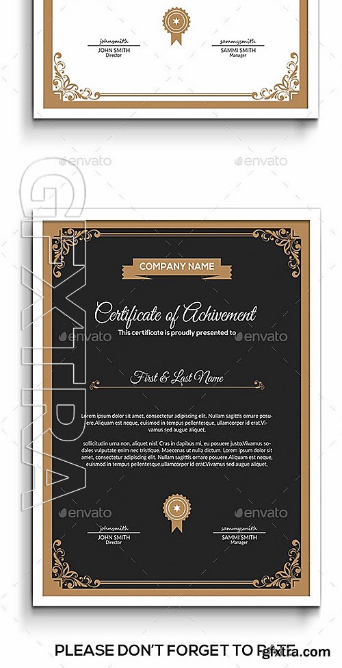 GraphicRiver - Modern Multipurpose Certificates 12238602