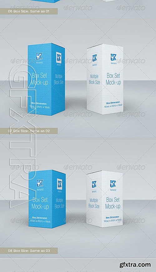 GraphicRiver - MyBox Set Mock-up 01 8764421