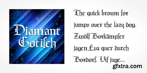 Diamant Gotisch Pro Font Family 1 Font $20