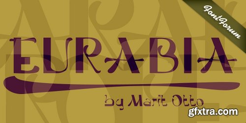 Eurabia Font Family 1 Font $20