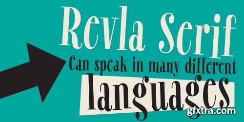 Revla Serif Font Family 1 Font $40