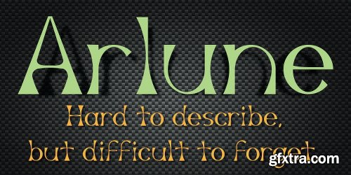 Arlune Font Family 1 Fonts $40