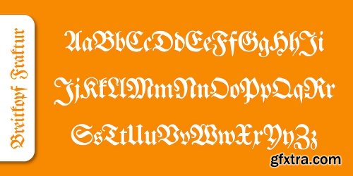 Breitkopf Fraktur Pro Font Family 1 Fonts $39