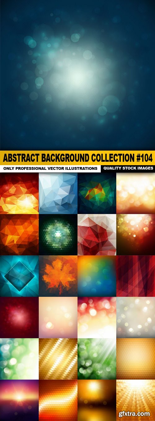 Abstract Background Collection #104 - 25 Vector