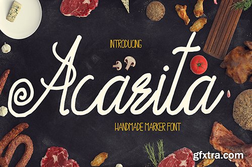 CreativeMarket Acarita Font 509503