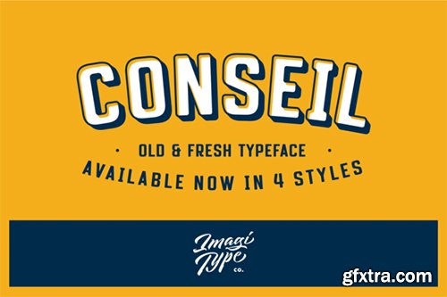 CreativeMarket Conseil Typeface 495655