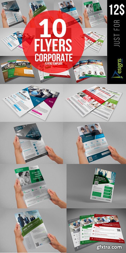 CM - 10 Corporate Flyers Bundle 515718