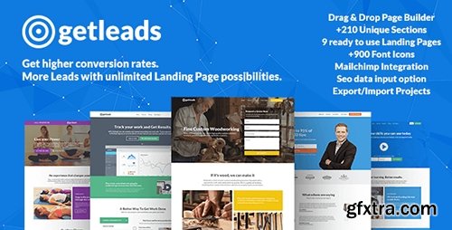 ThemeForest - Getleads v1.2 - Landing Page Pack with Page Builder - 13847236