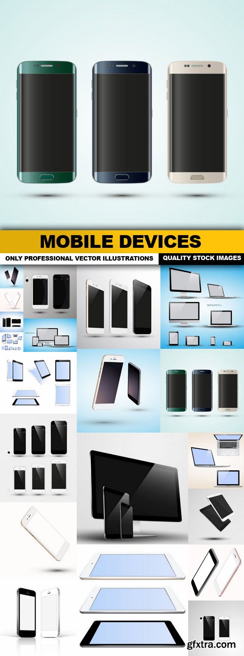 Mobile Devices - 20 Vector