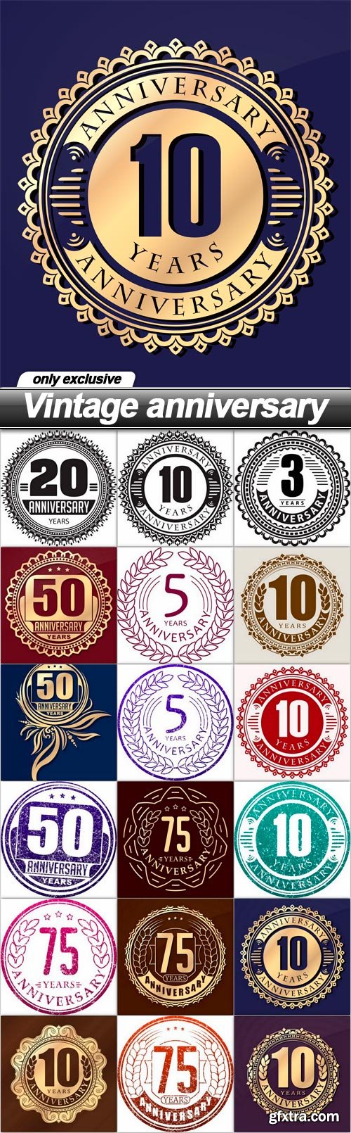 Vintage anniversary - 38 EPS