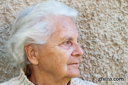 Elderly woman 8X JPEG