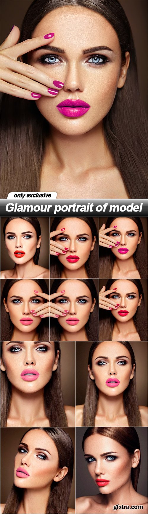 Glamour portrait of model - 10 UHQ JPEG