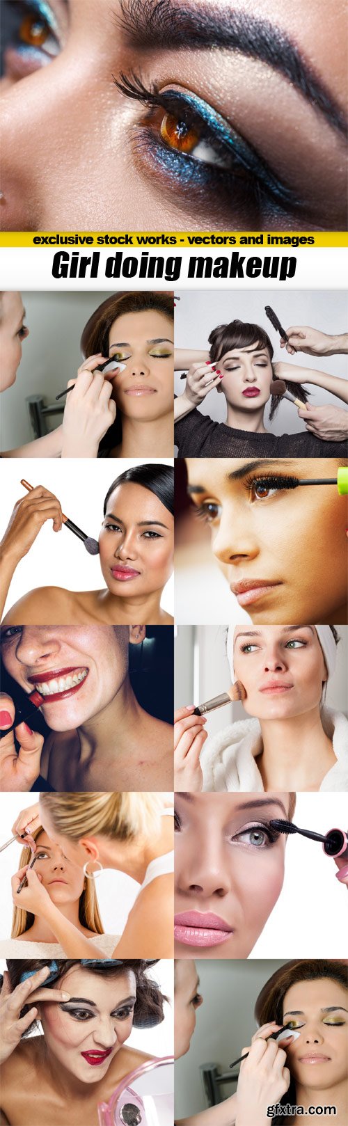 Girls Doing Makeup - 10x JPEGs