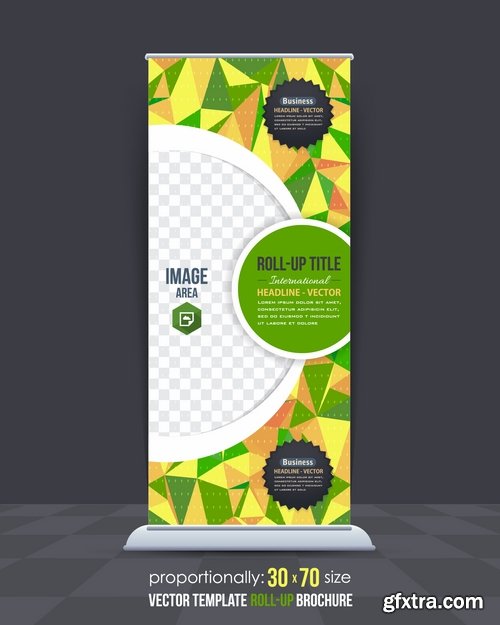 Collection of vector image banner flyer advertising board billboard 25 EPS