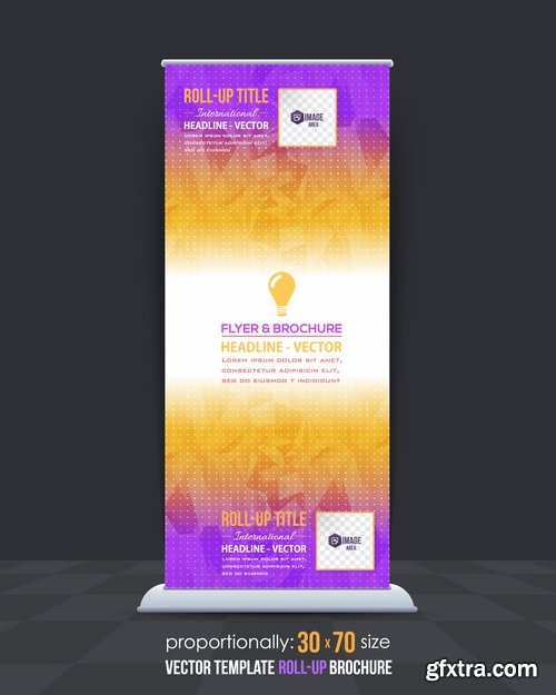 Collection of vector image banner flyer advertising board billboard 25 EPS