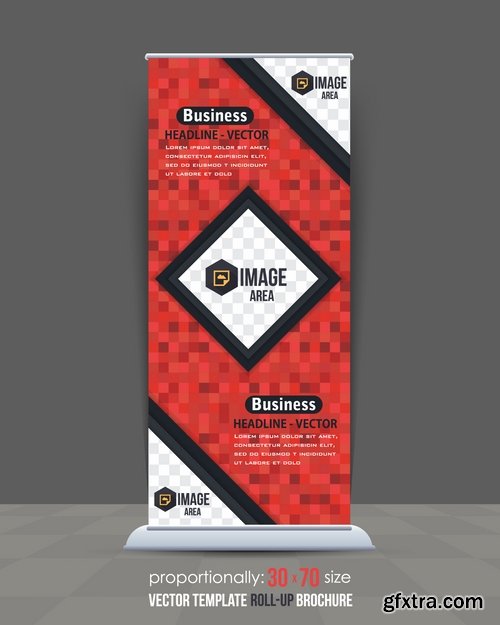 Collection of vector image banner flyer advertising board billboard 25 EPS