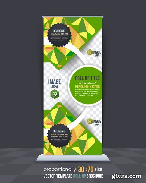 Collection of vector image banner flyer advertising board billboard 25 EPS