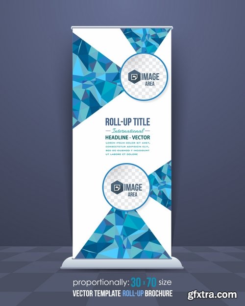 Collection of vector image banner flyer advertising board billboard 25 EPS