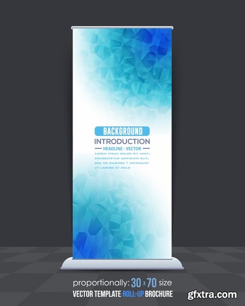 Collection of vector image banner flyer advertising board billboard 25 EPS