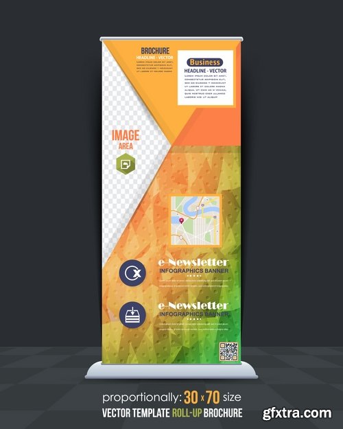 Collection of vector image banner flyer advertising board billboard 25 EPS