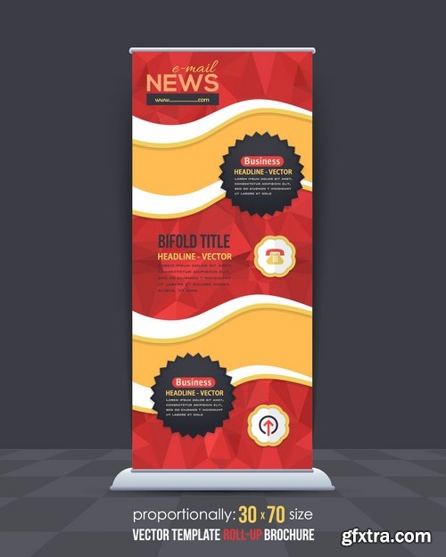 Collection of vector image banner flyer advertising board billboard 25 EPS