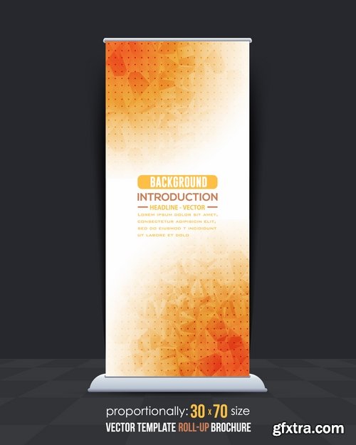 Collection of vector image banner flyer advertising board billboard 25 EPS