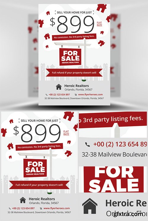 Realtor Promotion Flyer Template