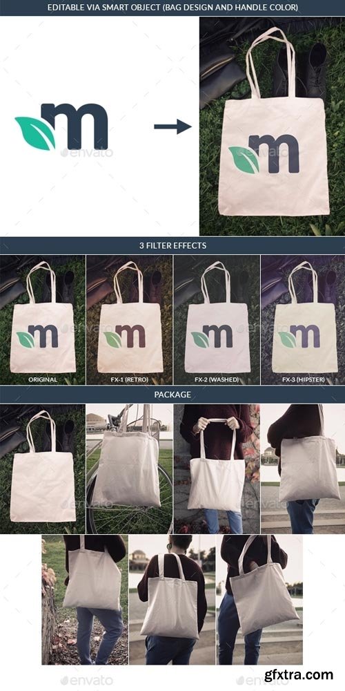 GraphicRiver - Fabric Eco Bag Mockups - 9590500