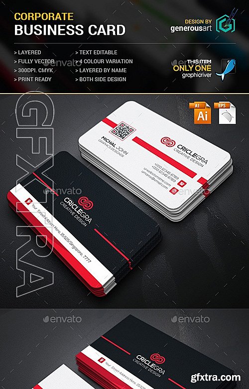 GraphicRiver - Criclegra Corporate Business Card 11865180