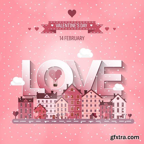 St. Valentine's Day, Hearts, Love 6 - 26xEPS