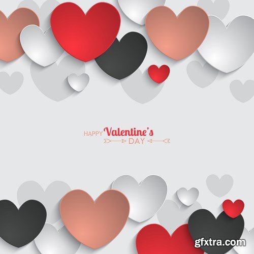 St. Valentine's Day, Hearts, Love 6 - 26xEPS