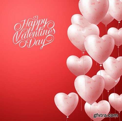 St. Valentine's Day, Hearts, Love 7 - 25xEPS