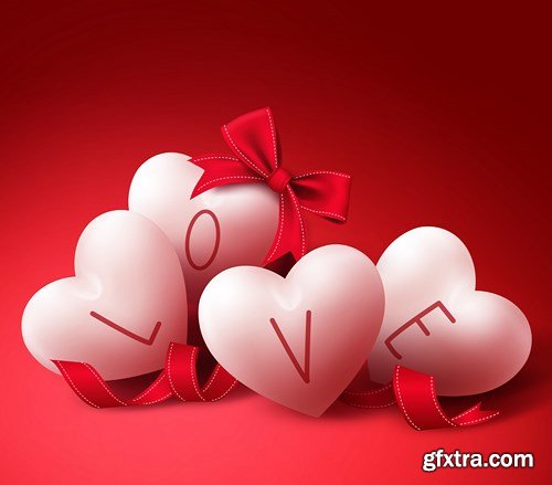 St. Valentine's Day, Hearts, Love 7 - 25xEPS