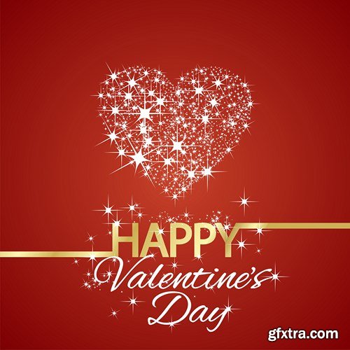 St. Valentine's Day, Hearts, Love 8 - 25xEPS