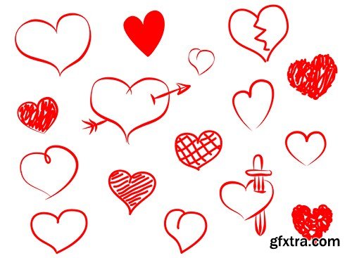 St. Valentine's Day, Hearts, Love 9 - 27xEPS