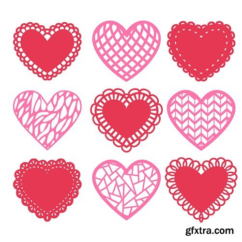 St. Valentine's Day, Hearts, Love 9 - 27xEPS
