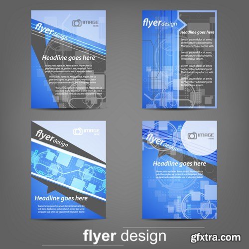 Design Flyer & Corporate Brochures 11 - 30xEPS