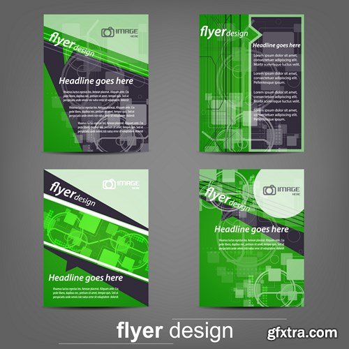 Design Flyer & Corporate Brochures 11 - 30xEPS